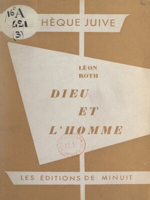 cover image of Dieu et l'homme dans l'Ancien Testament
